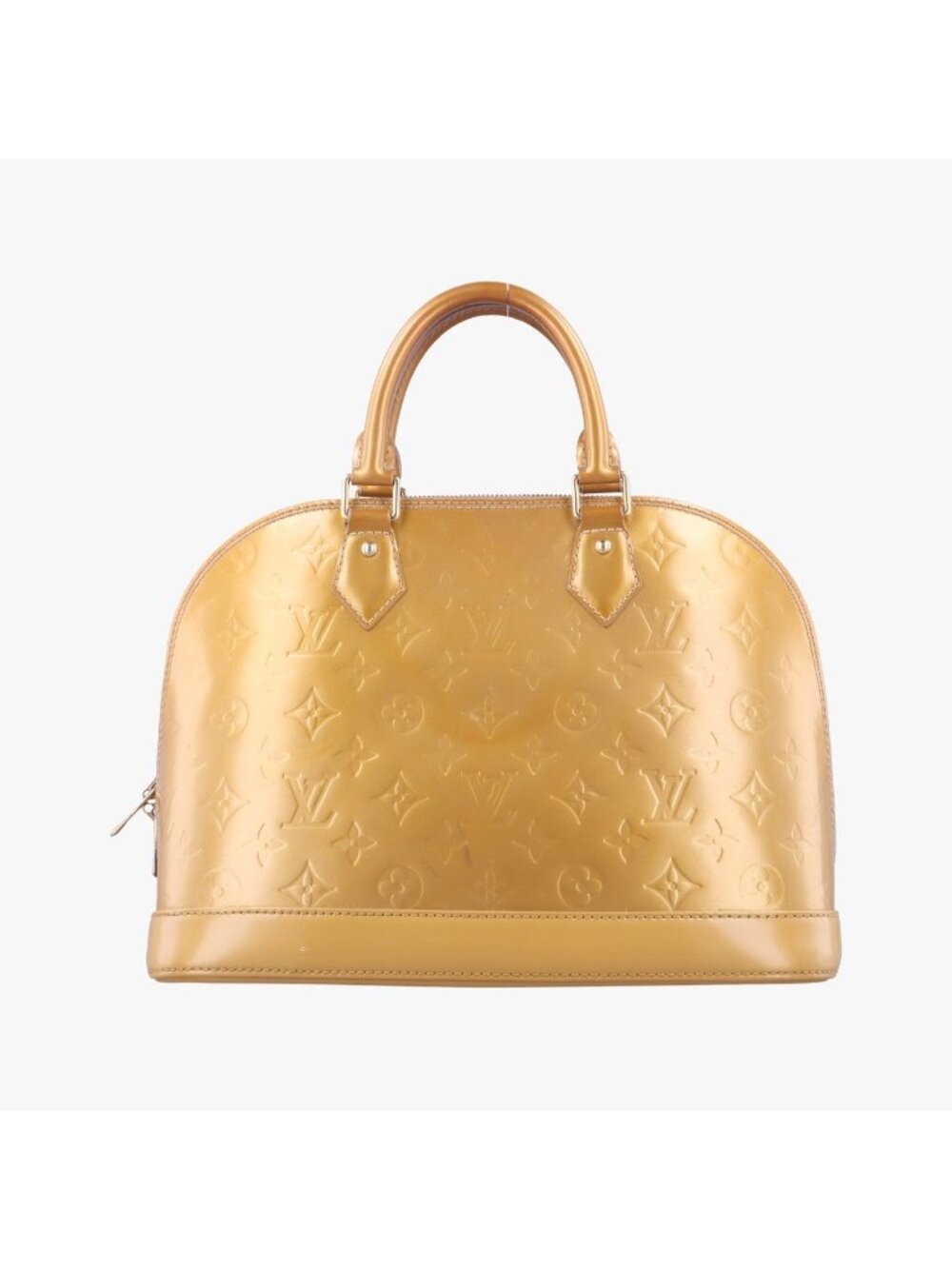 Louis Vuitton Alma PM Citrine Vernis Handbag